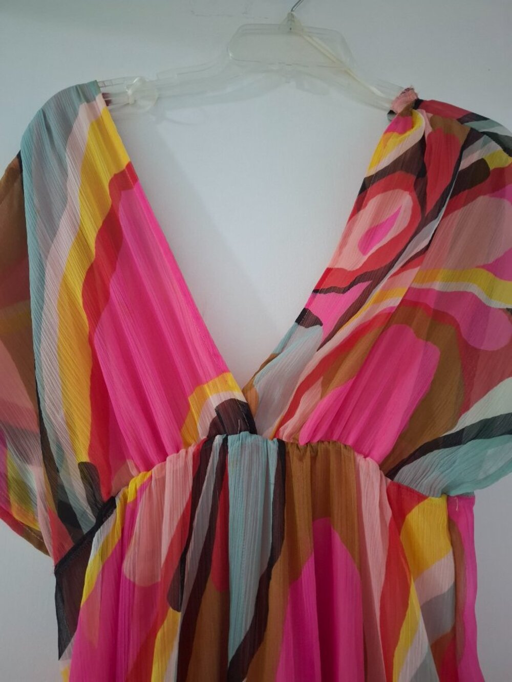 Beautiful H&M Geometric Print Maxi Dress Size 10 - Picture 2 of 9